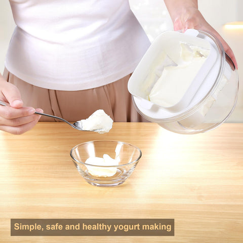 Aastrogleam Greek Yogurt Strainer stackable design saves kitchen space