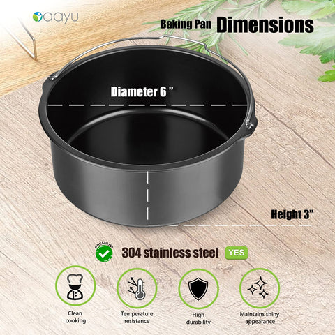 Aayu baking pan is oven-safe and multipurpose for baking, roasting, and reheating.