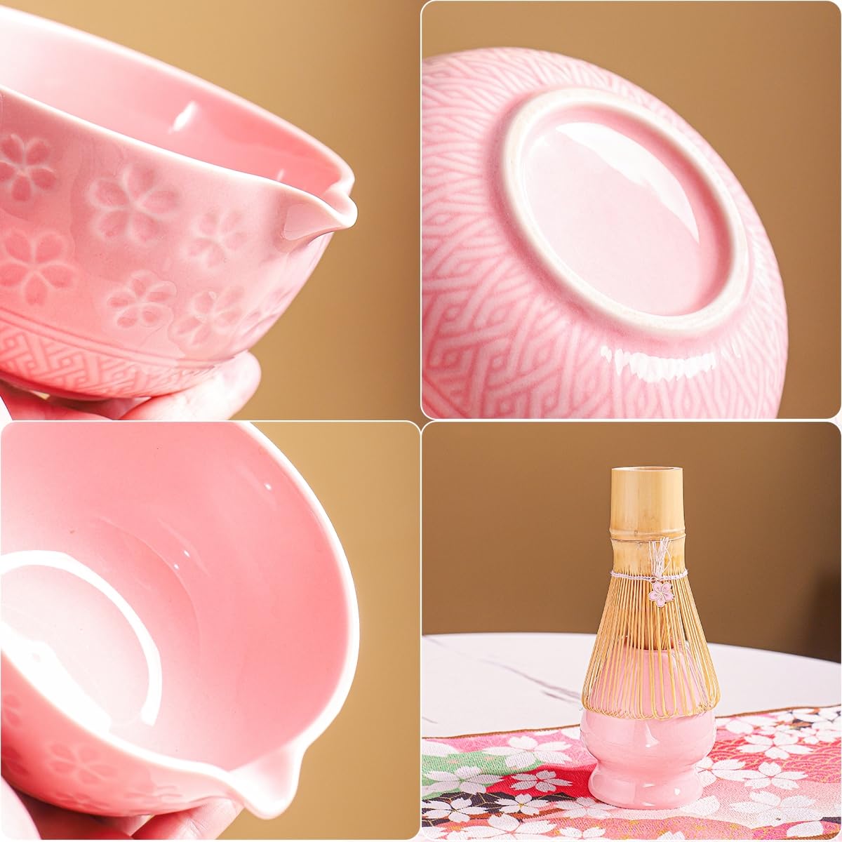 AB AttaBoy cherry blossom tea towel adds stylish drying and cleanup