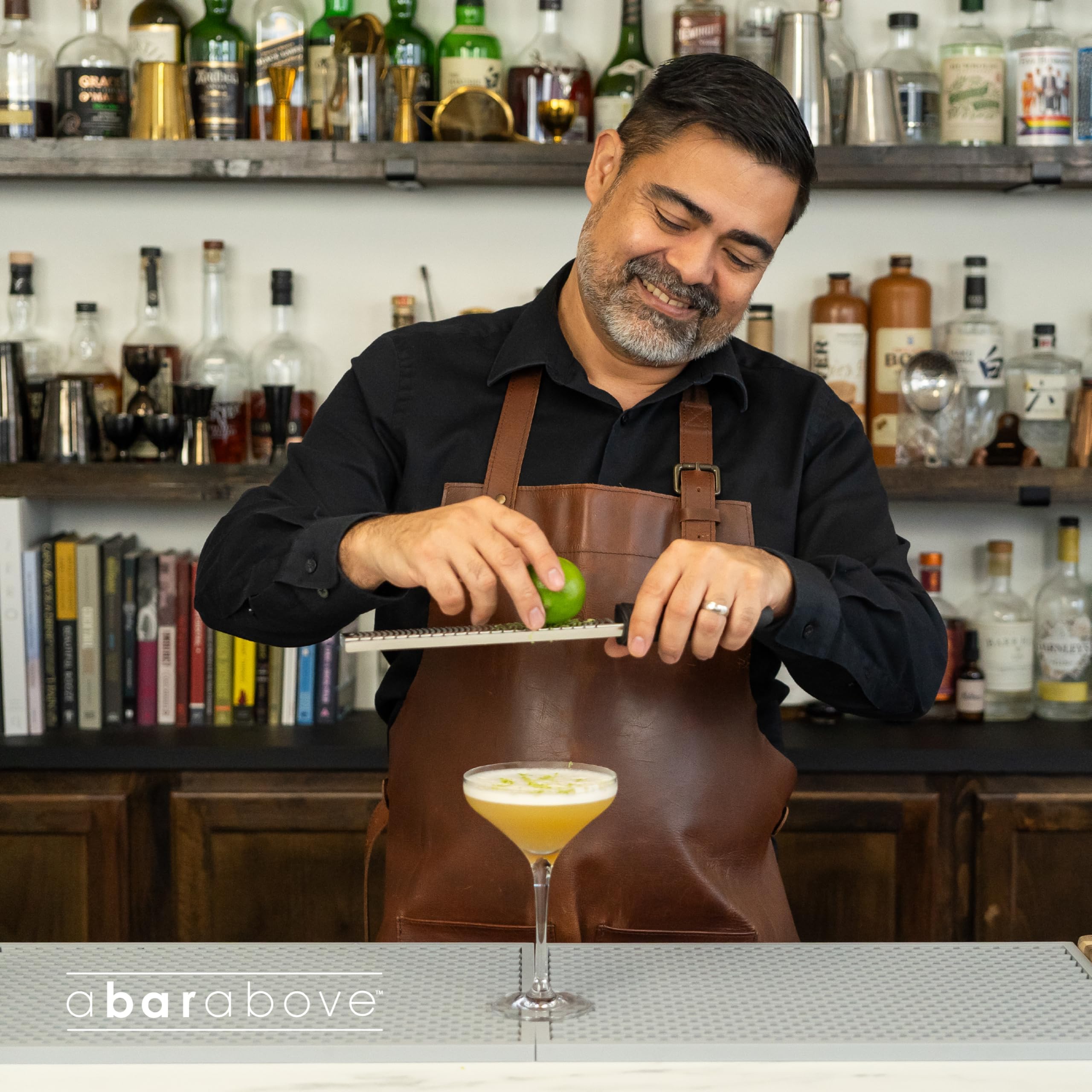 A Bar Above top rack dishwasher safe design for easy cleanup.
