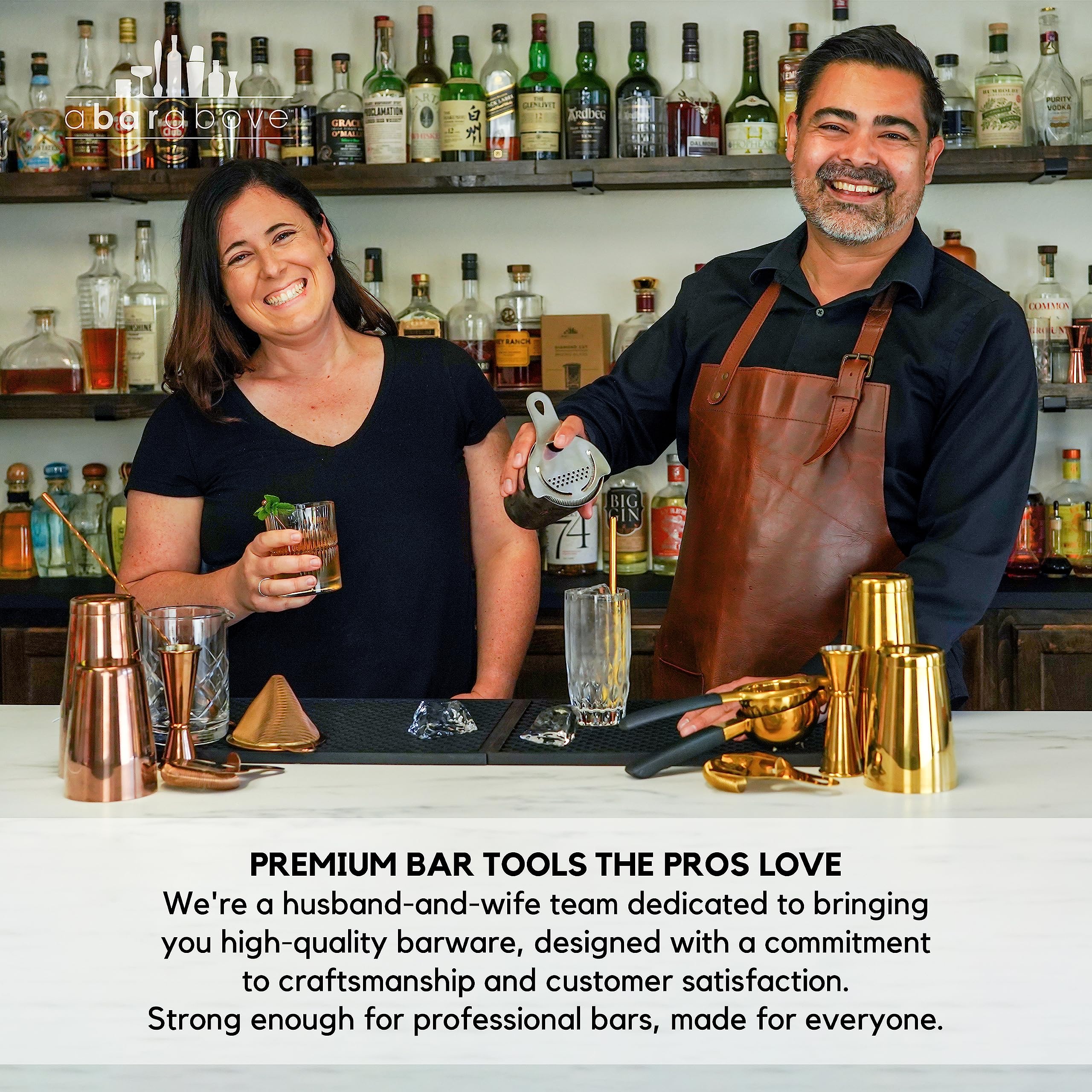 A Bar Above professional-grade bar tool for bartenders and home kitchens