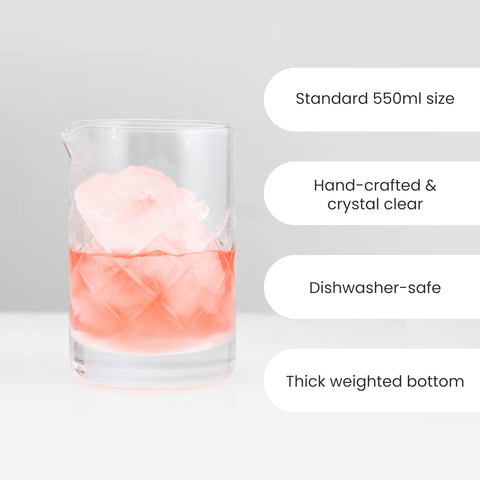 A Bar Above compatible with Hawthorne and Julep strainers for versatile prep.