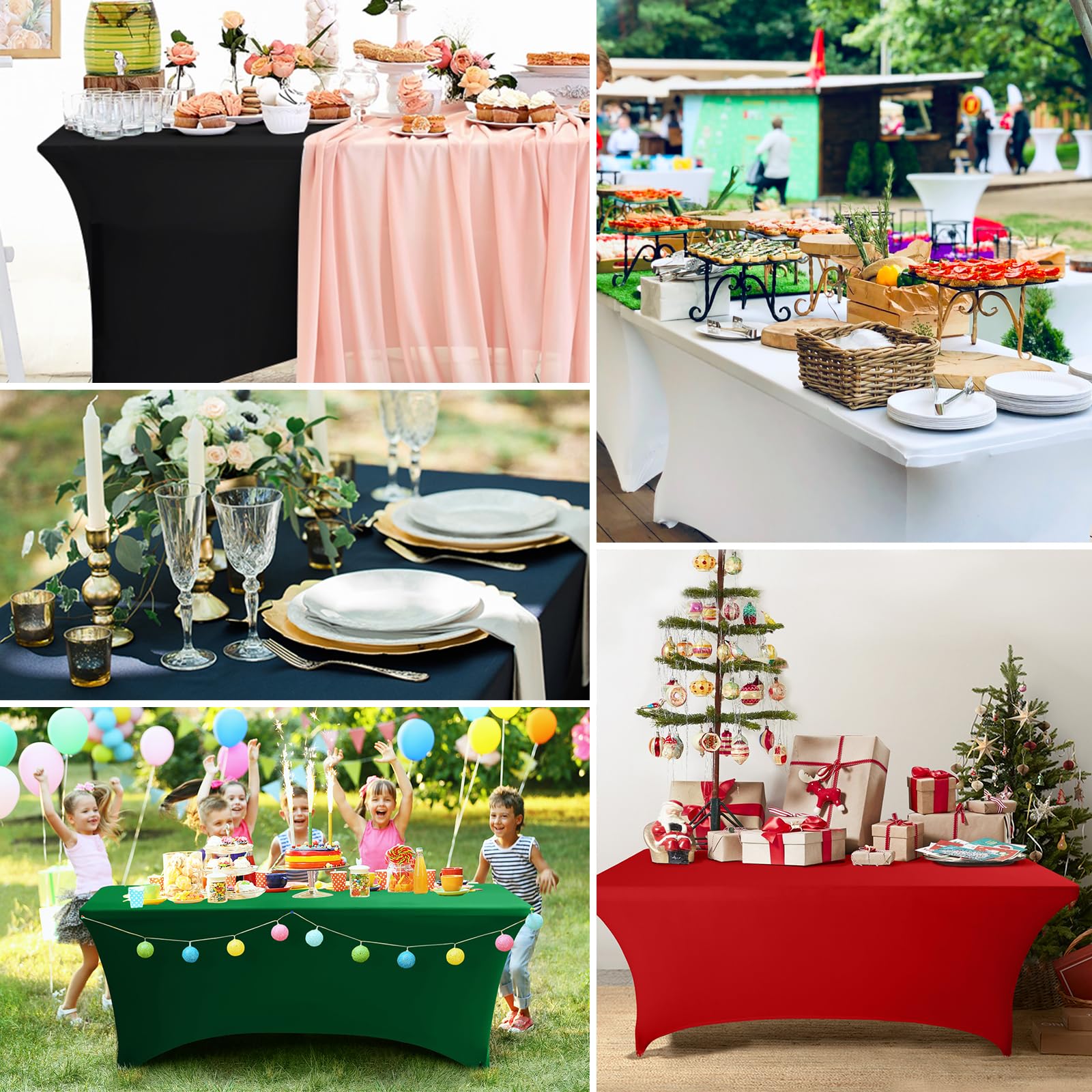 ABCCANOPY 6ft table cover complements dining layouts for parties and events