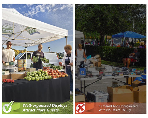 ABCCANOPY tablecloth offered in 25 colors to match any theme