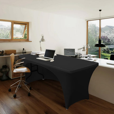 ABCCANOPY open-back table cover enables under-table storage during events