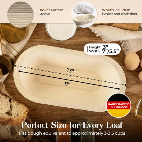 ABIOTO wood-pulp basket supports dough-release for smoother shaping.