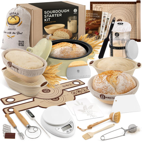 Abioto Sourdough Starter Kit with Dutch oven for even heat and crust