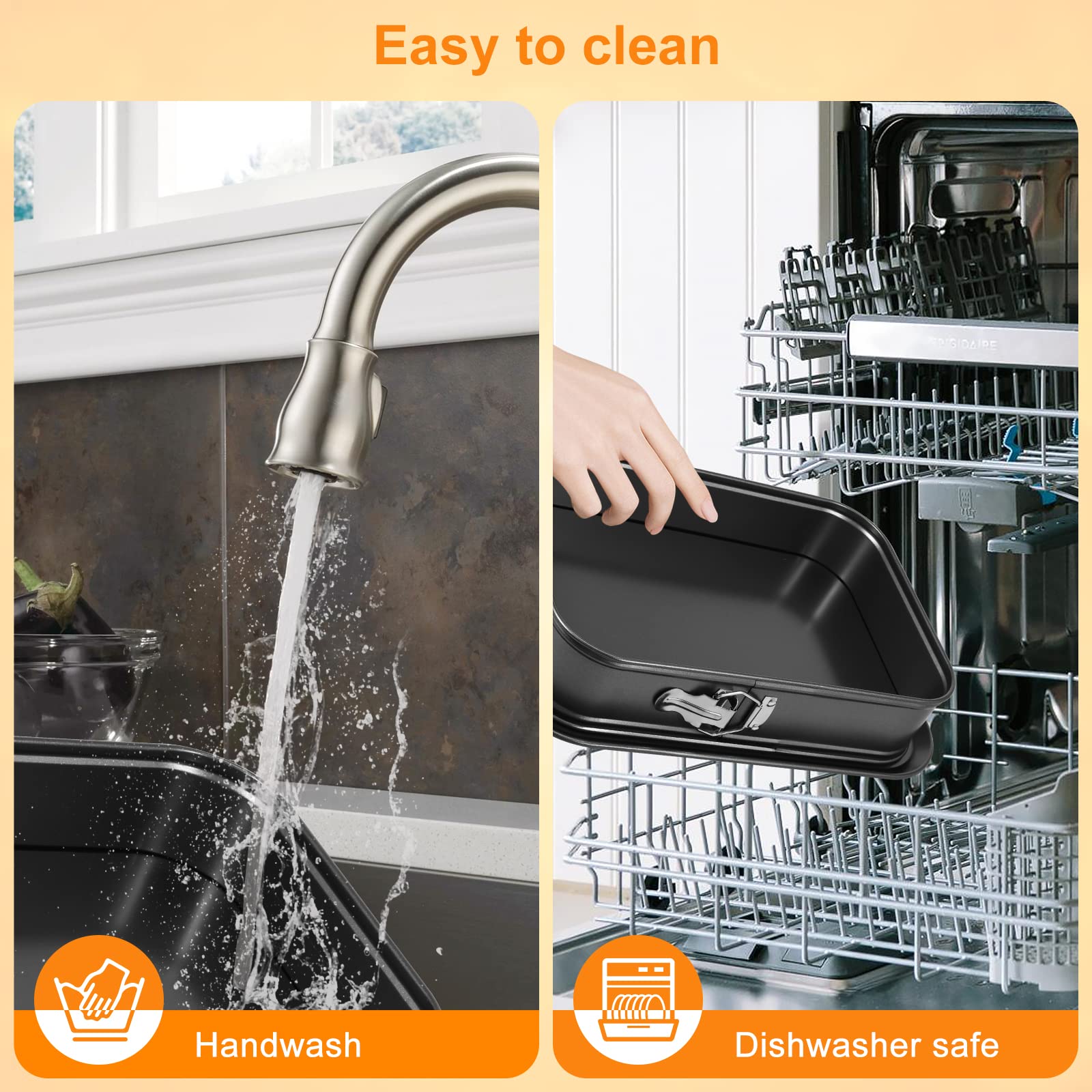 Abizarch dishwasher-safe bakeware for easy cleaning after use