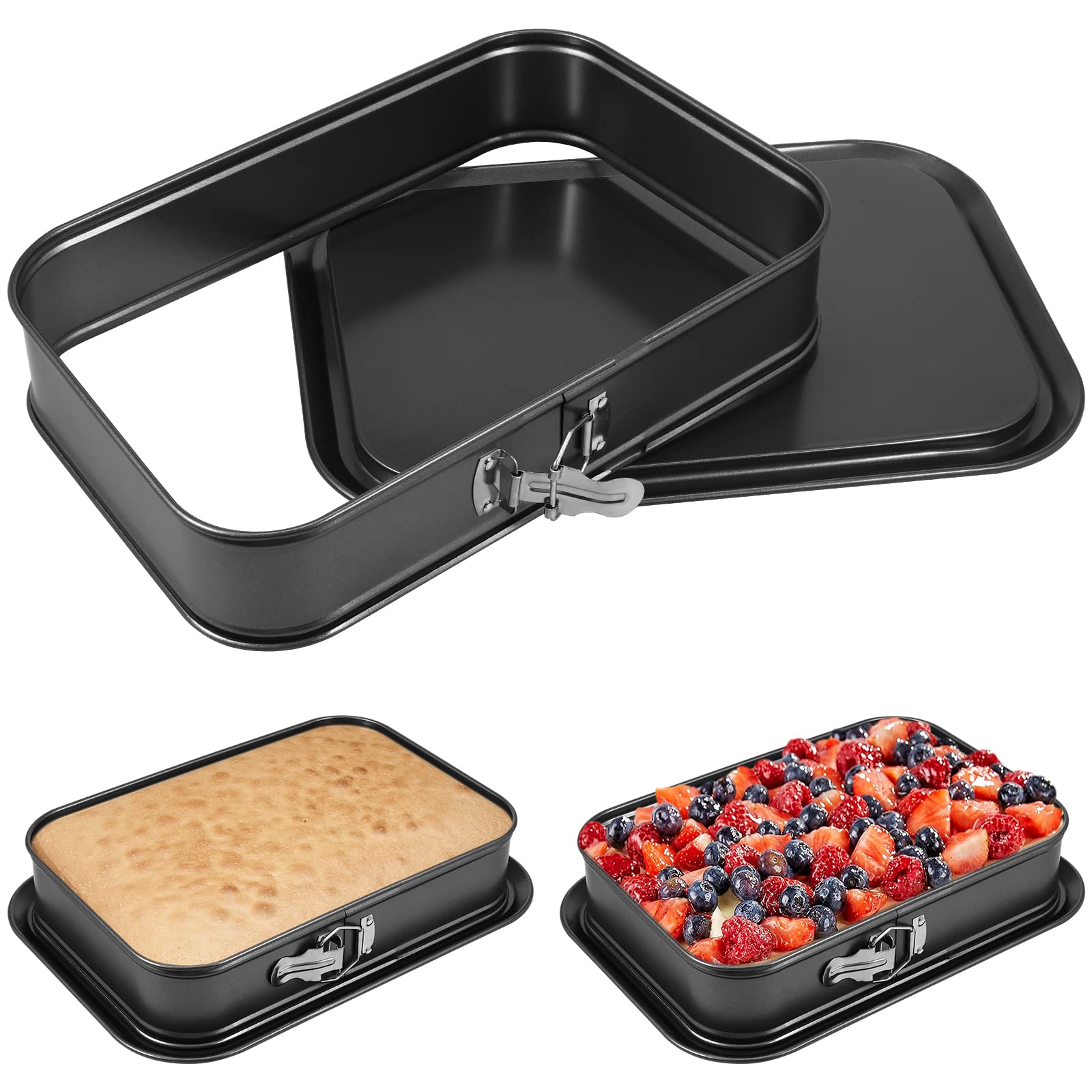 Abizarch rectangular pan ideal for cheesecakes and layer cakes