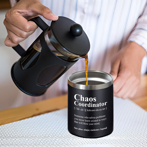 Gift-ready Abledn Chaos Coordinator mug-tumbler packaging for gifting