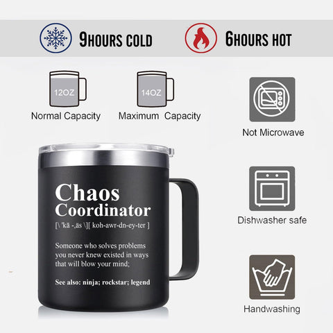 Lid-open view of Abledn Chaos Coordinator mug-tumbler, leak-minimizing design