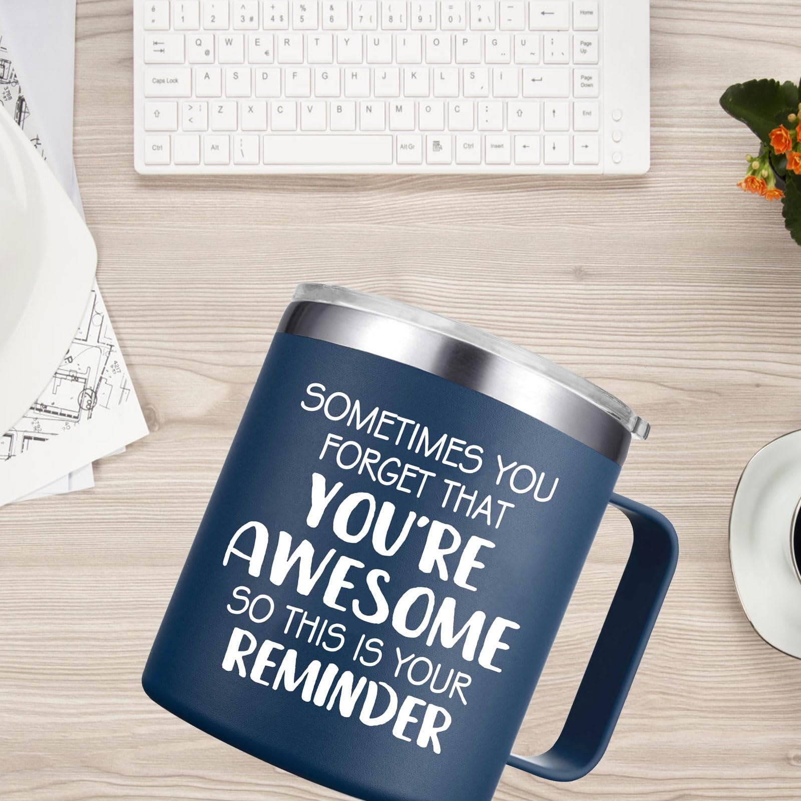 Abledn multipurpose mug great for hot or cold drinks at home office outdoors