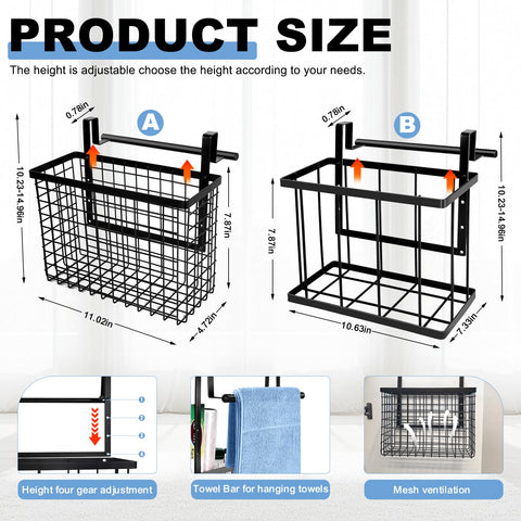Aboevnc two-pack on door keeps baking sheets neatly organized