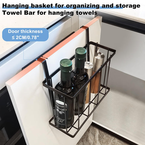 Aboevnc rust-proof finish protects organizer in kitchen cabinets