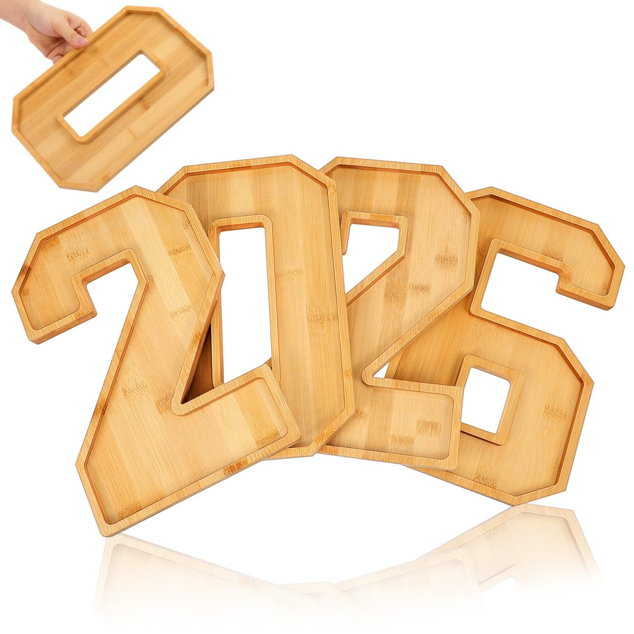 ABOOFAN fillable numbers food display invites creative serving possibilities.