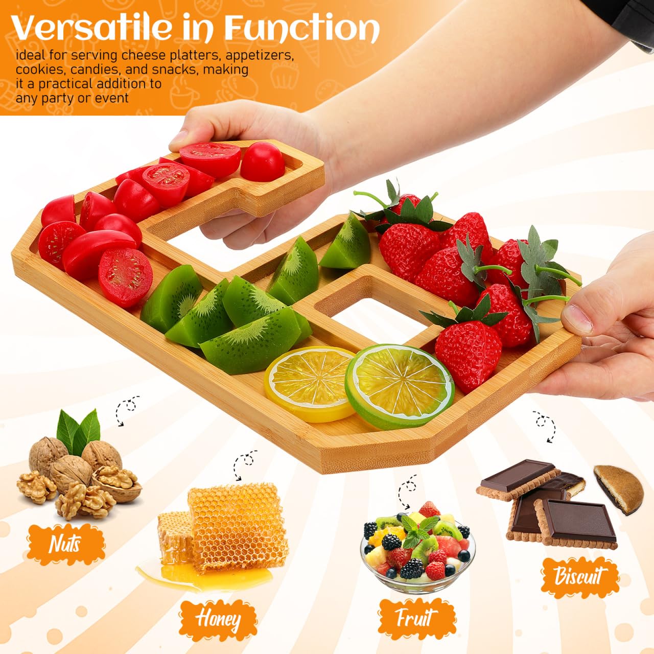ABOOFAN number design display adds decorative appeal to party tables.