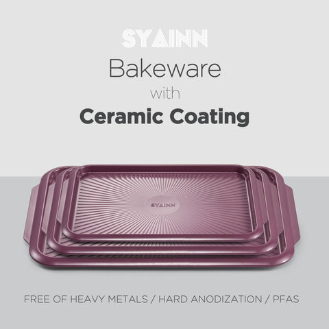 Absorated SYAINN quarter-pan ideal for roasting smaller batches and vegetables.