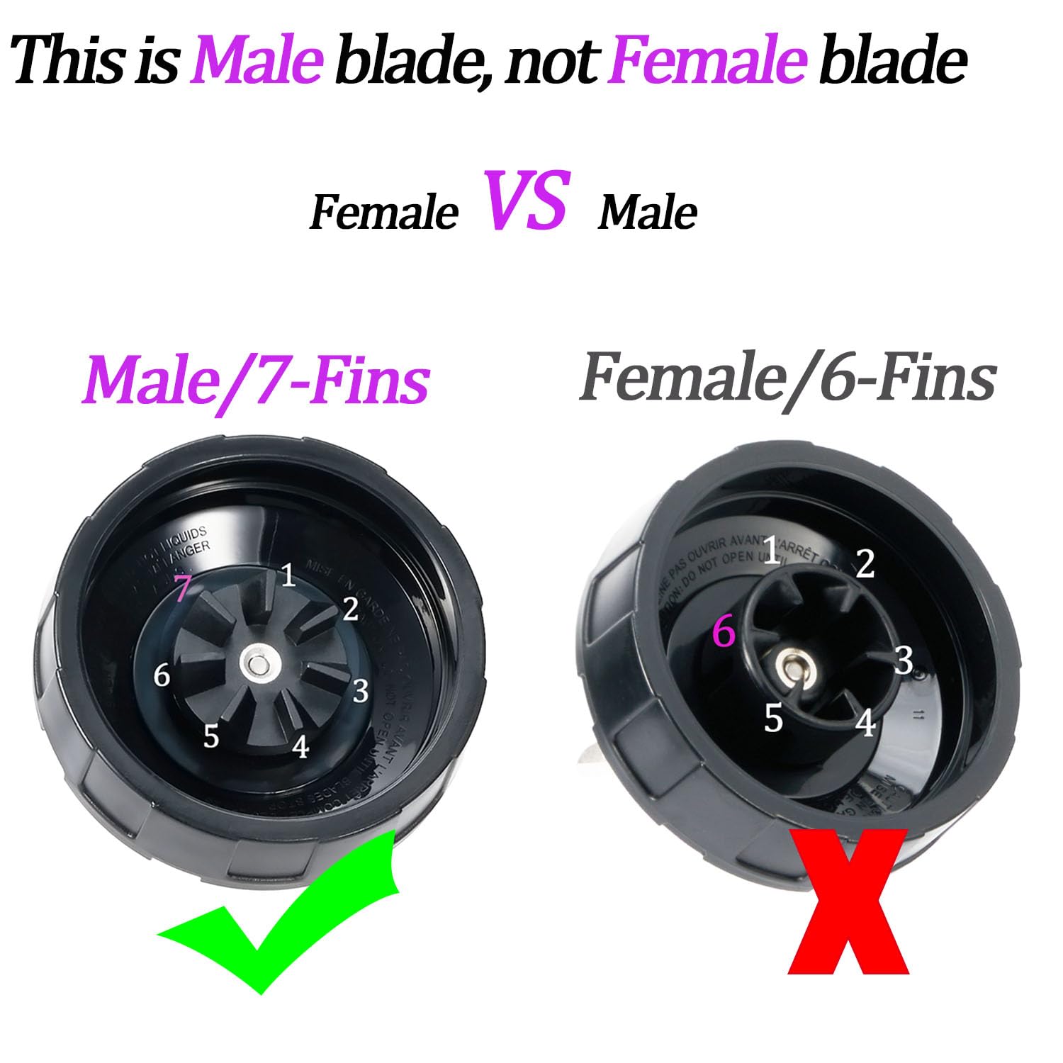ABTER 4-inch blade close-up during installation on Ninja Auto-IQ.