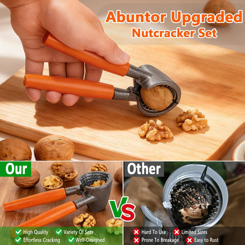 Abuntor Nut Cracker easy-clean rinse after use