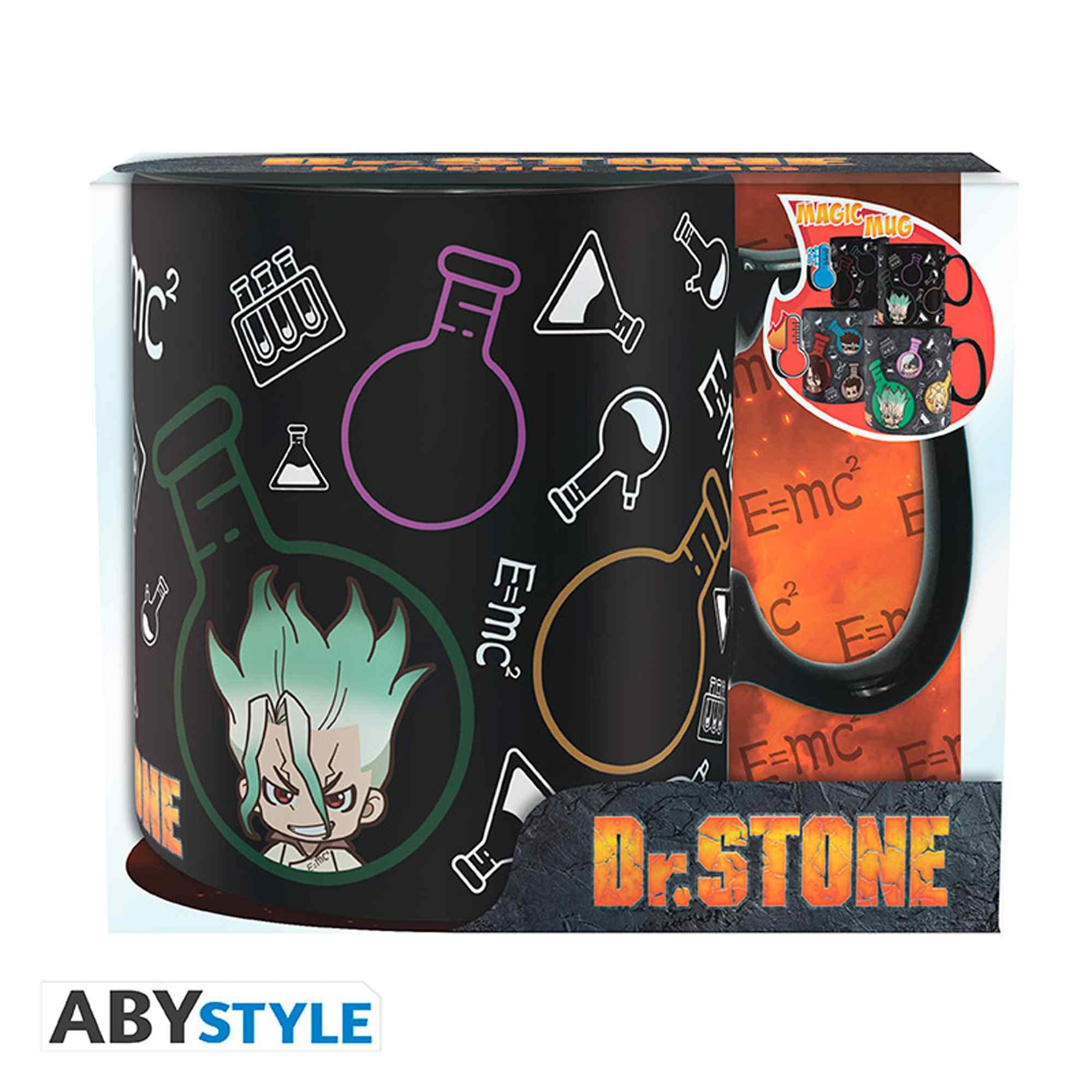 ABYSTYLE Dr Stone mug boxed in a two-pack.