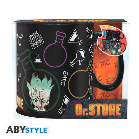 ABYSTYLE Dr Stone mug boxed in a two-pack.