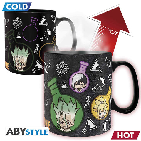 ABYSTYLE Dr Stone mug comes in a gift-ready box.