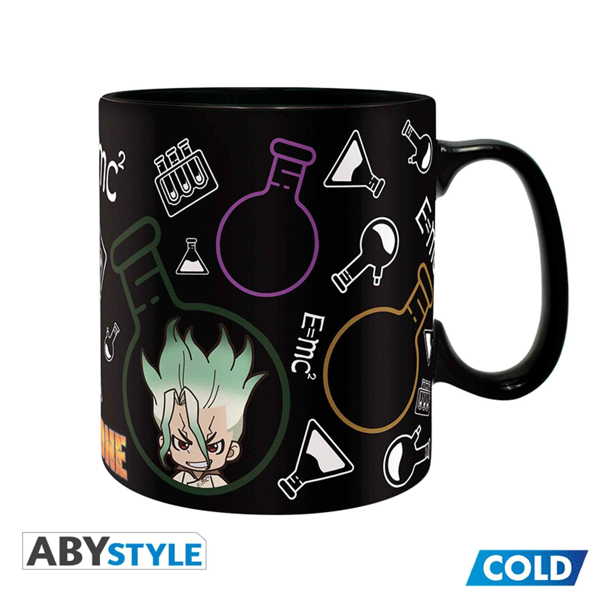 ABYSTYLE Dr Stone 460ml mug perfect for generous coffee or tea.