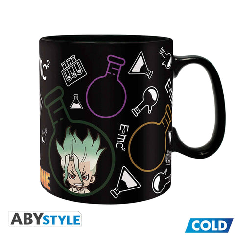 ABYSTYLE Dr Stone 460ml mug perfect for generous coffee or tea.
