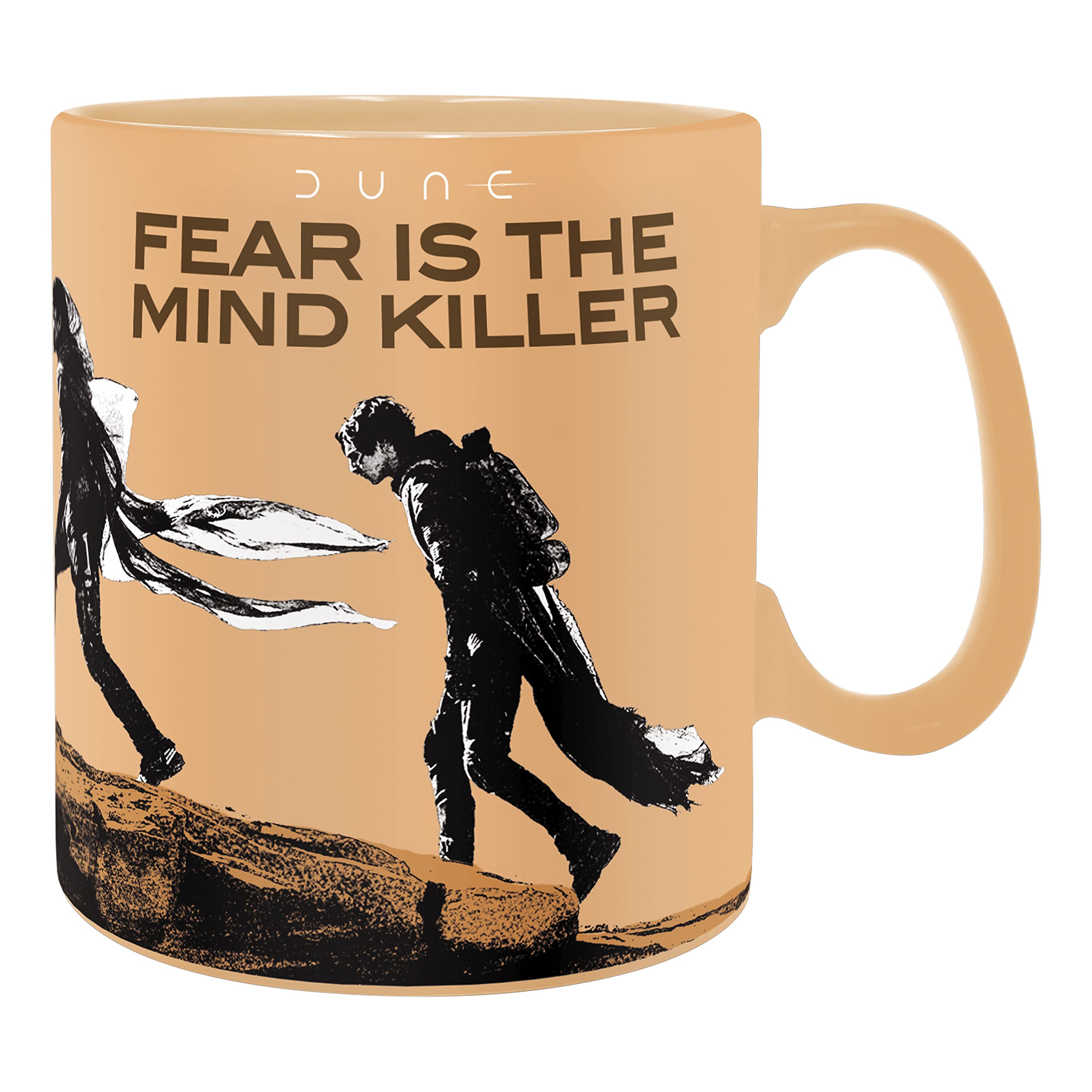 ABYSTYLE Dune desert-walk mug 16oz; ideal for a bold morning coffee.