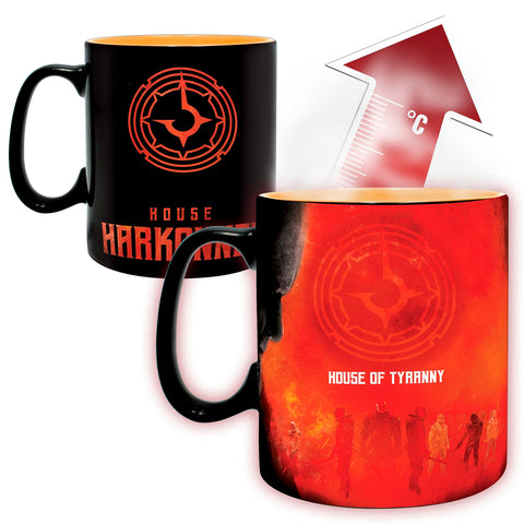 ABYSTYLE Dune heat-change mug side view with bold motif ready to decorate a desk