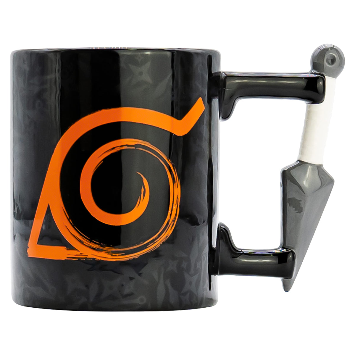 ABYstyle Naruto Shippuden 3D Kunai mug handle offers comfortable grip