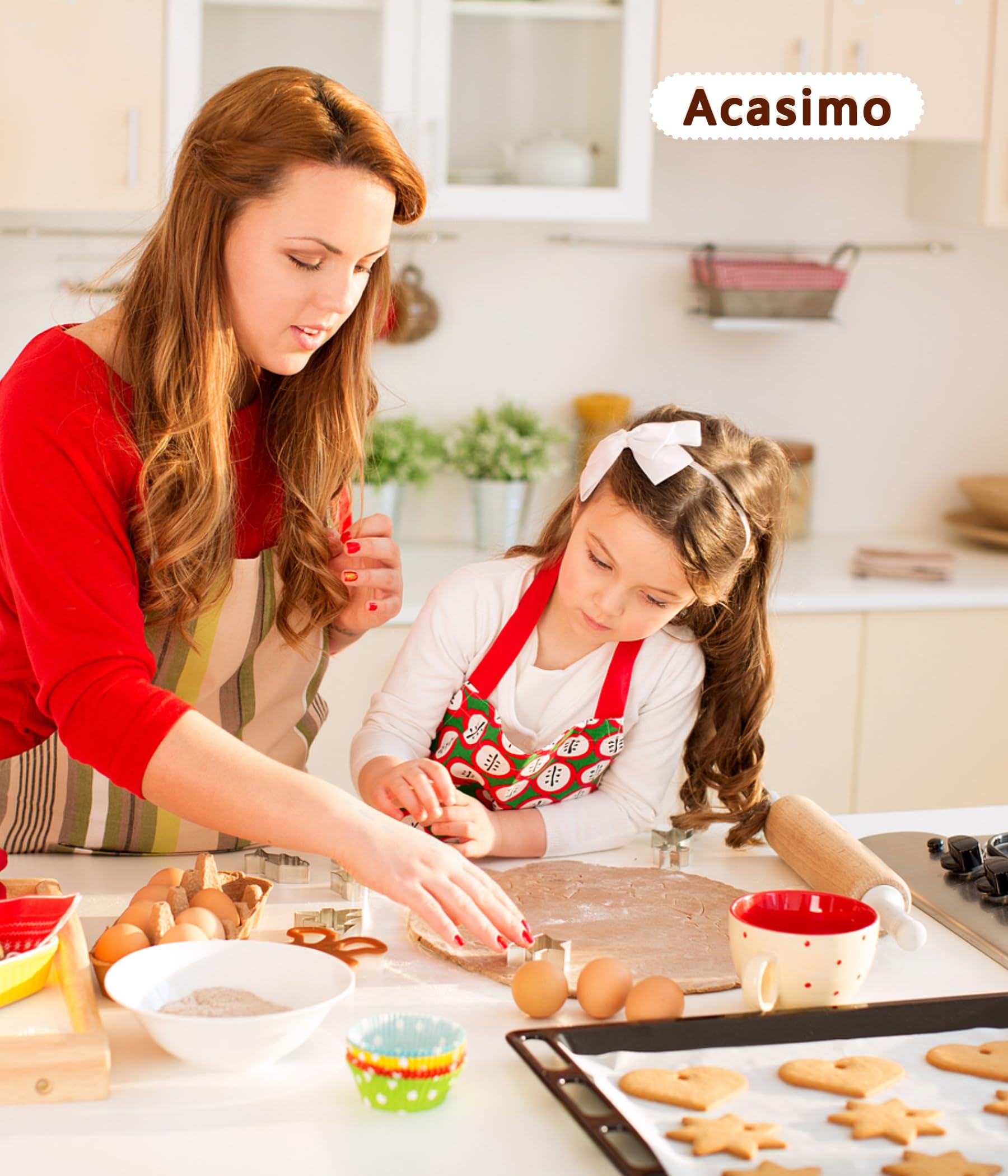 Acasimo oven paper for bread and baking, keeps pans clean