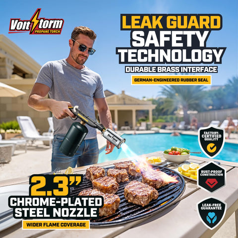 ACCUCRAFT Voltstorm ignition system provides quick, reliable one-handed lighting