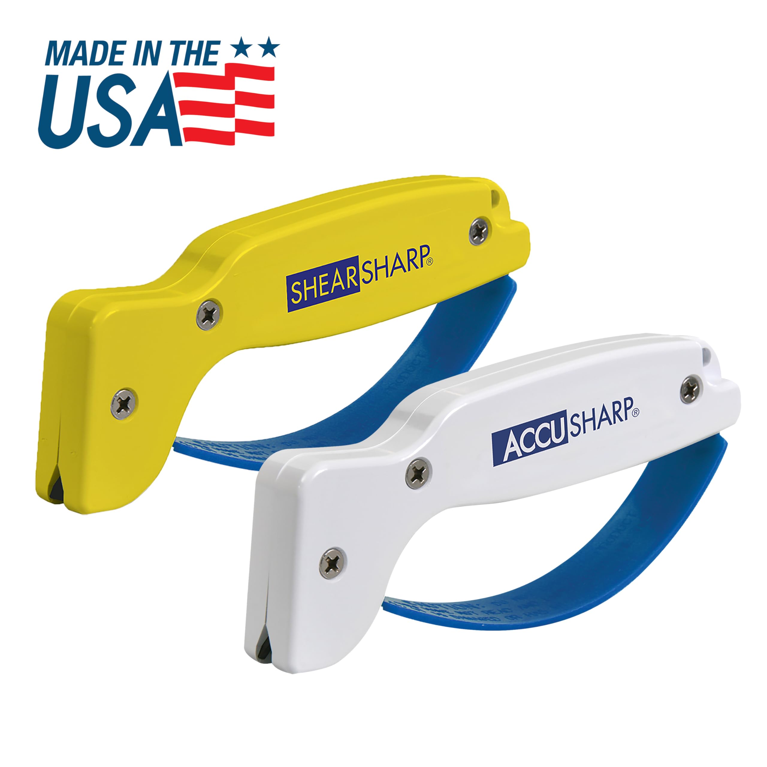 ACCUSHARP ShearSharp Scissors Sharpener with ergonomic handle for comfortable sharpening.