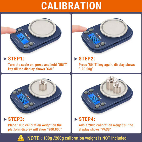 AccuWeight precision readout display facilitates confident measurements