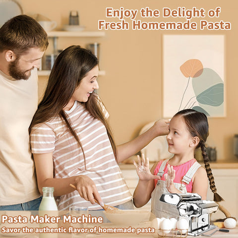 AceChef pasta maker compact design stores neatly after use.