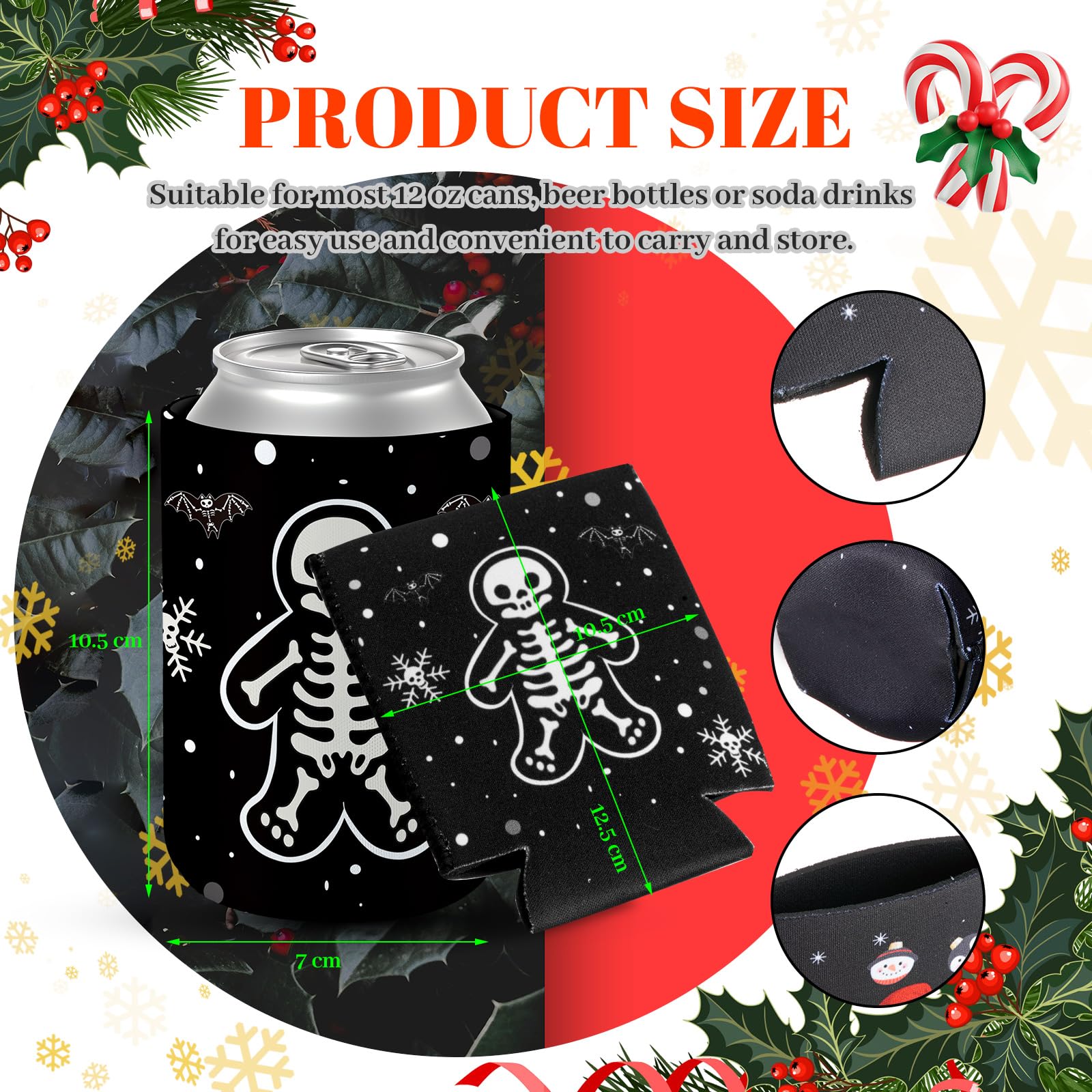 Acellegic skull can cooler highlights holiday vibe and party convenience
