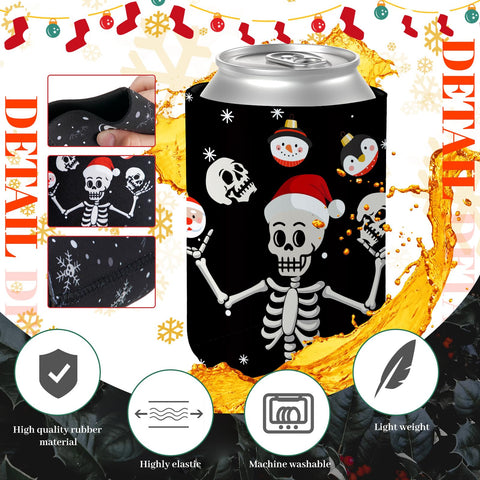 Acellegic skeleton sleeve fits 12 oz cans for easy use