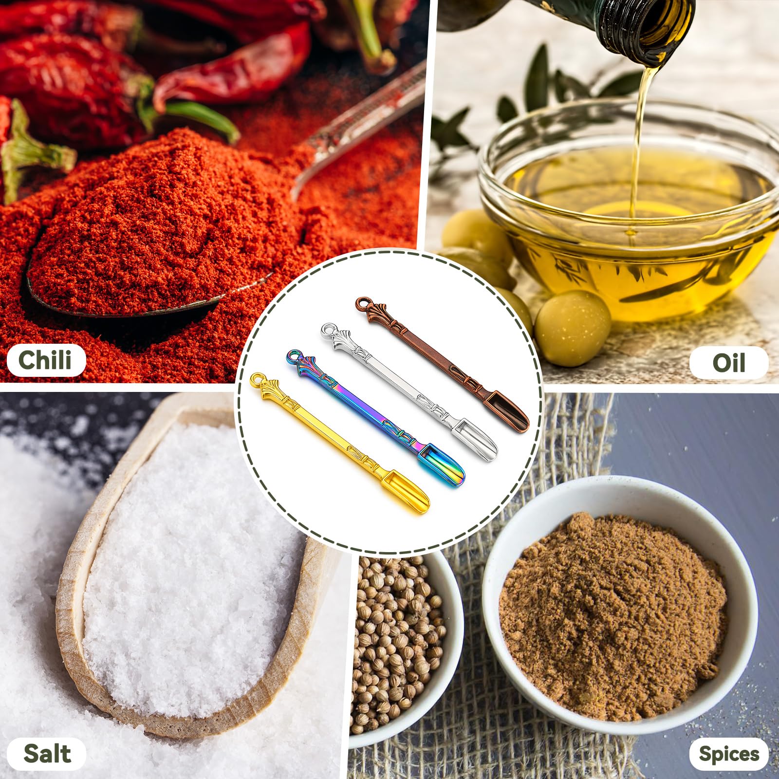 Acellegic spice dispensers on the go enable portable seasoning.