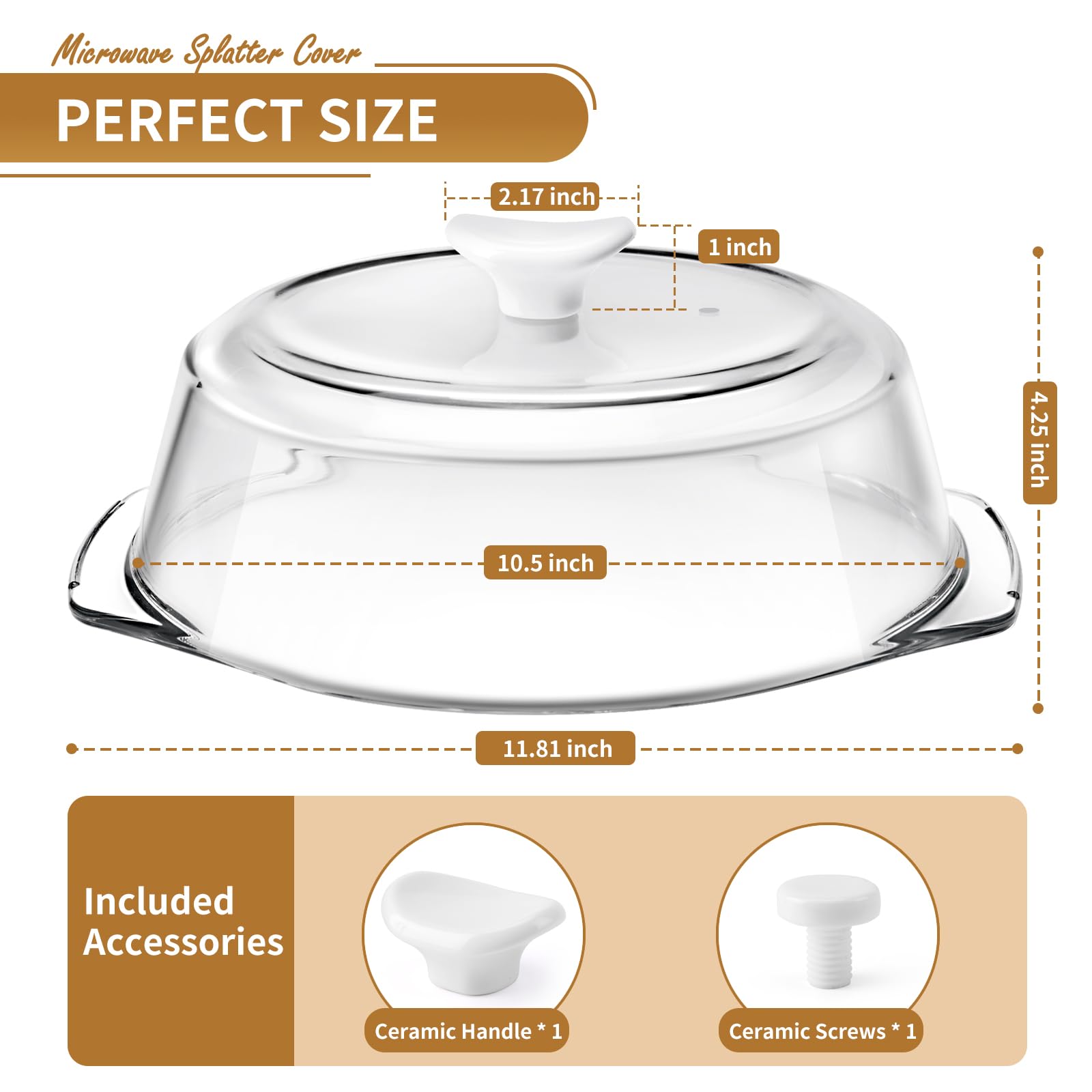 ACEPRUT ceramic handle stays cool to touch during heating for safe handling.
