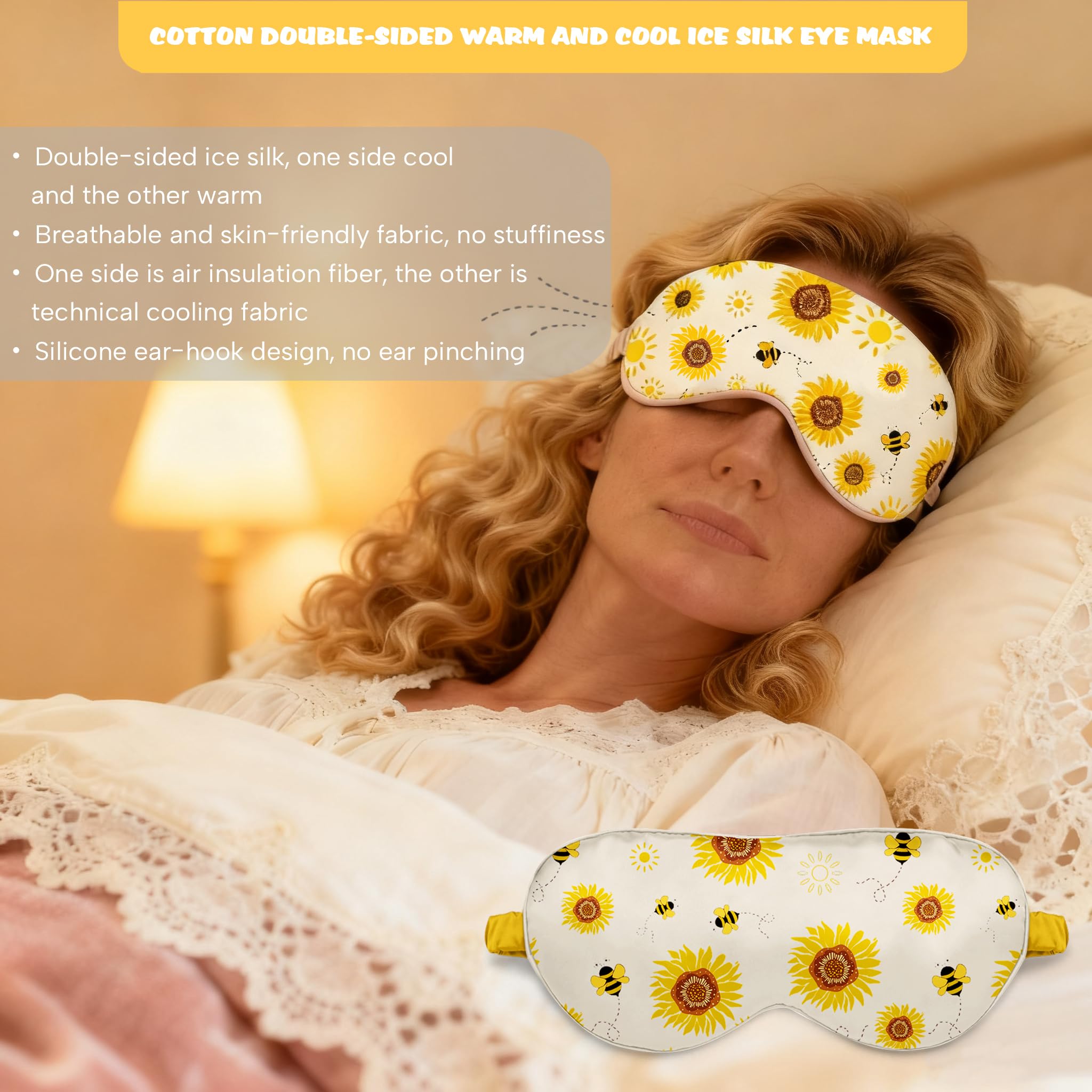Acessorz sunflower portable mirror for on-the-go touch-ups.