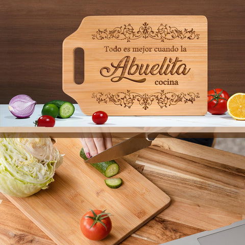 AceThrills Cutting Board Decor doubles as stylish kitchen or dining room accent.