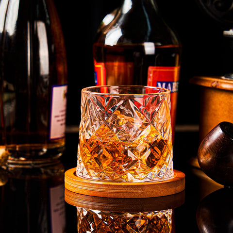 ACHEER crystal-clear whiskey glass with thin walls for a luxurious pour