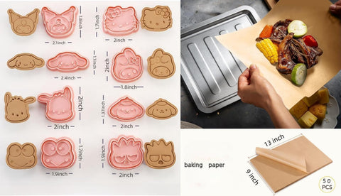 Achidane Kitty cookie cutters invite DIY baking fun for family moments.