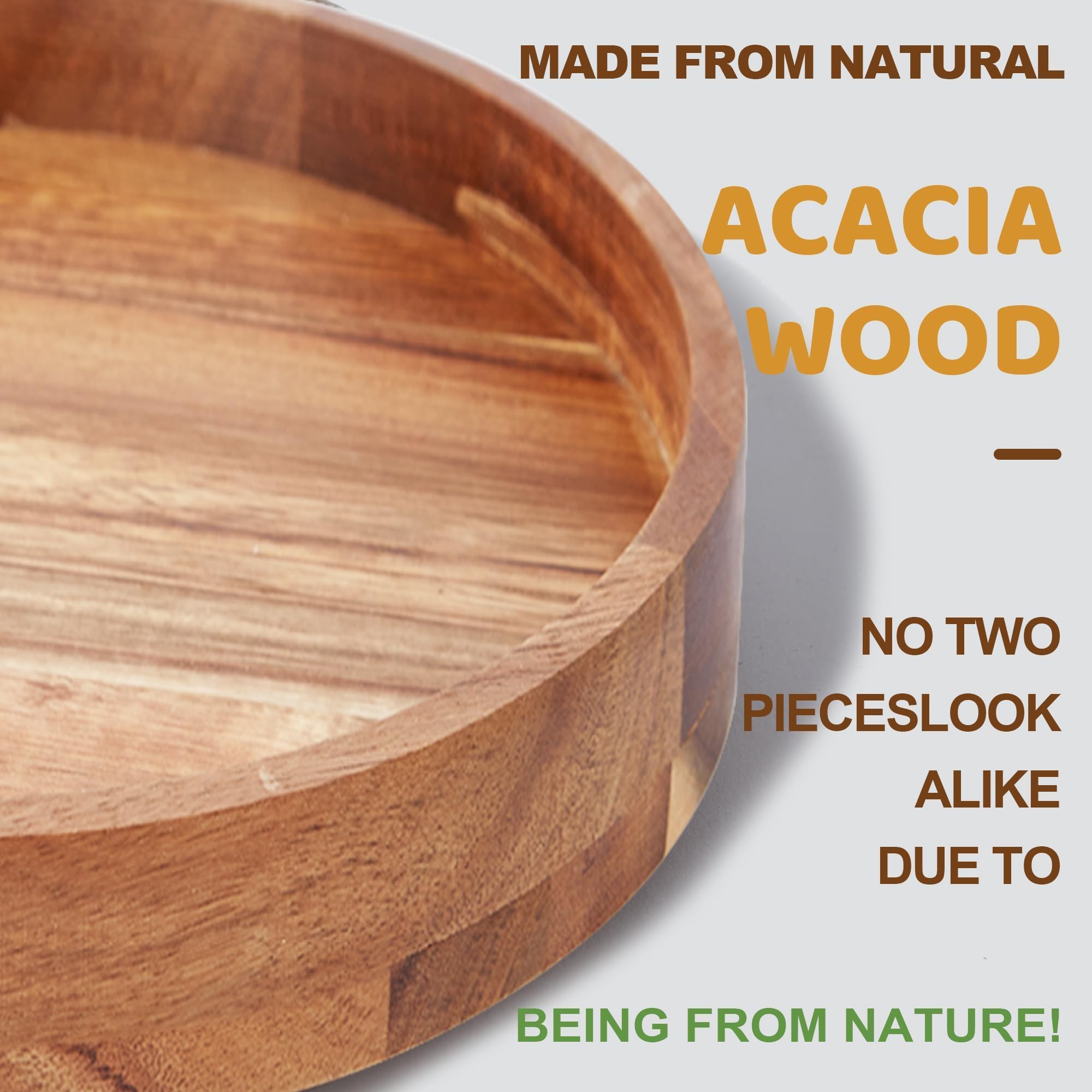 ACIAZAAZ edge-height detail highlights raised rim to prevent items from slipping.