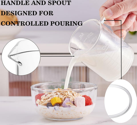 Ackers BORO3.3 borosilicate glass resists temperature changes for versatile kitchen use.