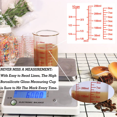 Ackers High borosilicate pour-spout detail enables drip-free pouring