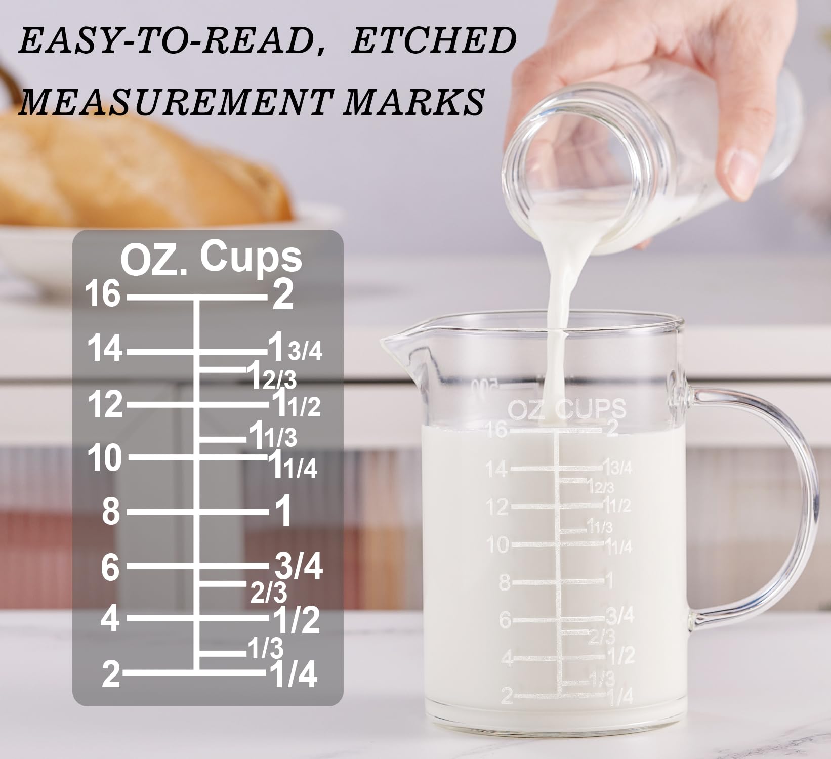 Ackers high borosilicate glass with heat resistance for hot liquids.