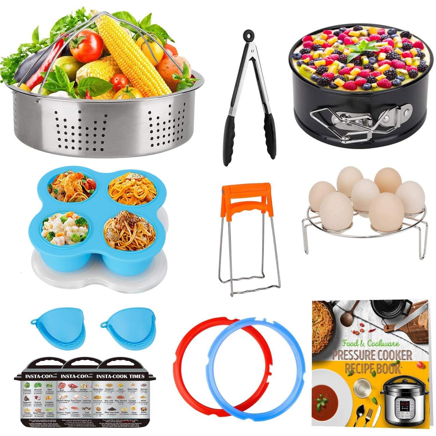 Acnusik 3Qt sealing ring ensures a secure seal for reliable cooking.