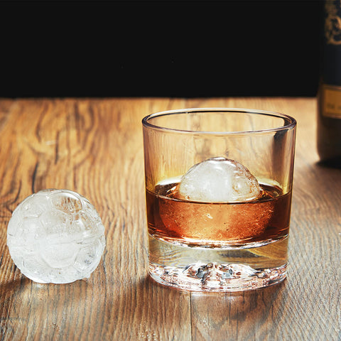 ACOOKEE 2-2 inch soccer ball ice cubes add flair to cocktails and whiskey without dilution